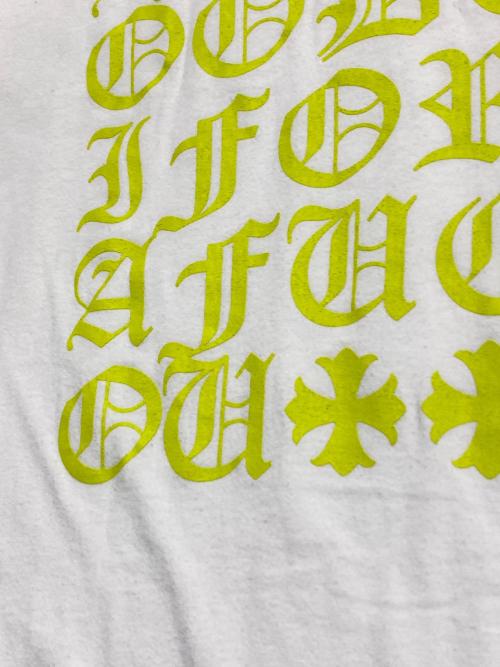 CHROME HEARTS（クロムハーツ）CHROME HEARTS (クロムハーツ) バックロゴポケットTシャツ ホワイト サイズ:Lの古着・服飾アイテム