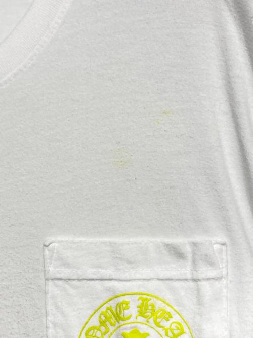 CHROME HEARTS（クロムハーツ）CHROME HEARTS (クロムハーツ) バックロゴポケットTシャツ ホワイト サイズ:Lの古着・服飾アイテム