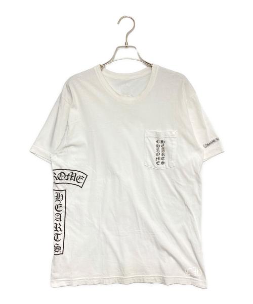CHROME HEARTS（クロムハーツ）CHROME HEARTS (クロムハーツ) ホースシューロゴTシャツ ホワイト サイズ:Lの古着・服飾アイテム