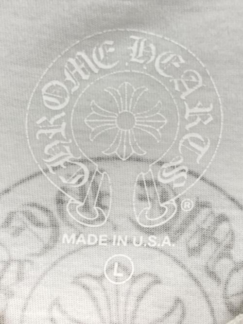 CHROME HEARTS（クロムハーツ）CHROME HEARTS (クロムハーツ) ホースシューロゴTシャツ ホワイト サイズ:Lの古着・服飾アイテム