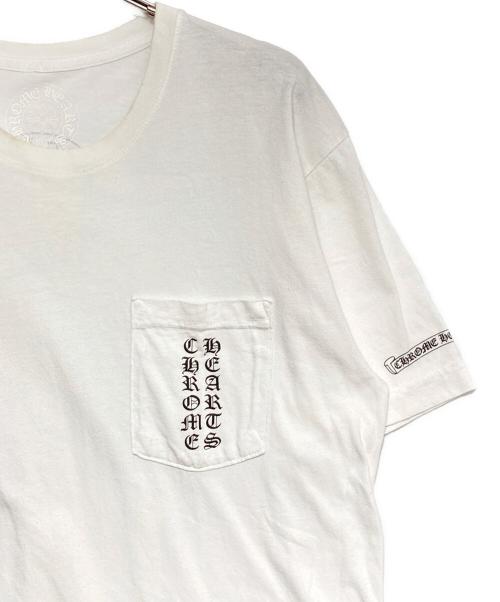 CHROME HEARTS（クロムハーツ）CHROME HEARTS (クロムハーツ) ホースシューロゴTシャツ ホワイト サイズ:Lの古着・服飾アイテム