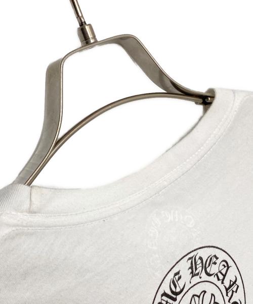 CHROME HEARTS（クロムハーツ）CHROME HEARTS (クロムハーツ) ホースシューロゴTシャツ ホワイト サイズ:Lの古着・服飾アイテム