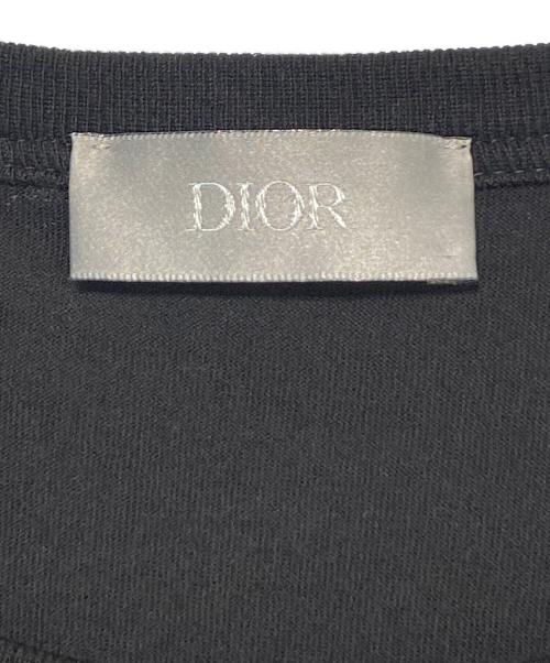 Dior（ディオール）Dior (ディオール) Shawn Stussy (ショーン・ステューシー) ロゴTシャツ ブラック サイズ:Lの古着・服飾アイテム