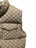 GUCCI (グッチ) THE NORTH FACE (ザ ノース フェイス) GGロゴダウンベスト ベージュ サイズ:XS：200000円