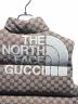 中古・古着 GUCCI (グッチ) THE NORTH FACE (ザ ノース フェイス) GGロゴダウンベスト ベージュ サイズ:XS：200000円