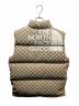 中古・古着 GUCCI (グッチ) THE NORTH FACE (ザ ノース フェイス) GGロゴダウンベスト ベージュ サイズ:XS：200000円