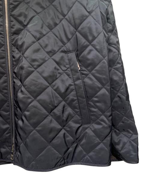 PRADA（プラダ）PRADA (プラダ) トライアングルロゴプレート キルティング ジャケット ネイビー サイズ:48の古着・服飾アイテム