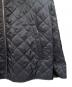 中古・古着 PRADA (プラダ) トライアングルロゴプレート キルティング ジャケット ネイビー サイズ:48：100000円