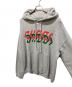 中古・古着 GUCCI (グッチ) チェーンロゴパーカー グレー サイズ:L：40000円