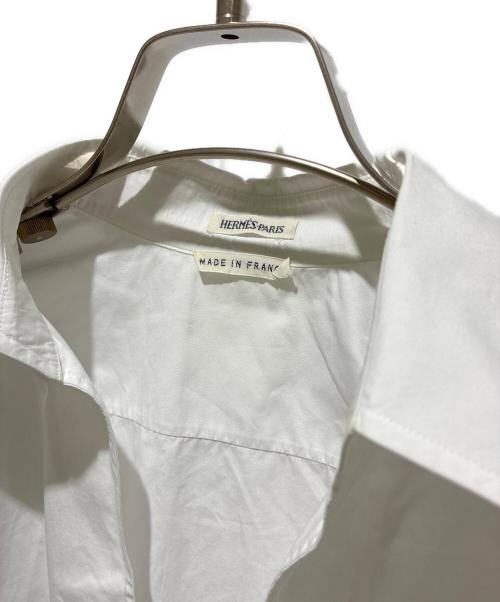 HERMES（エルメス）HERMES (エルメス) マルジェラ期 ヴァルーズシャツ ホワイト サイズ:36の古着・服飾アイテム