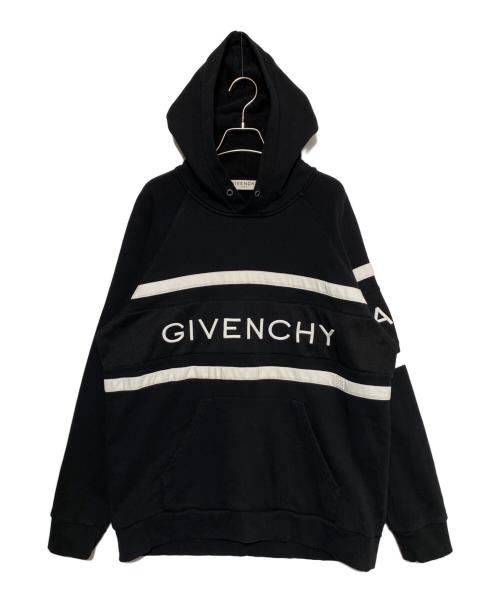 GIVENCHY（ジバンシィ）GIVENCHY (ジバンシィ) ロゴパーカー ブラック サイズ:XLの古着・服飾アイテム