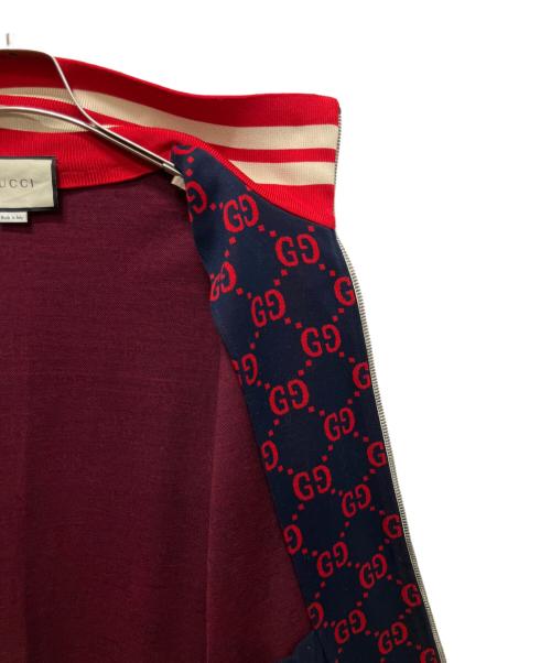GUCCI（グッチ）GUCCI (グッチ) GGジャガード テクニカル トラック ジャケット ネイビー サイズ:Lの古着・服飾アイテム