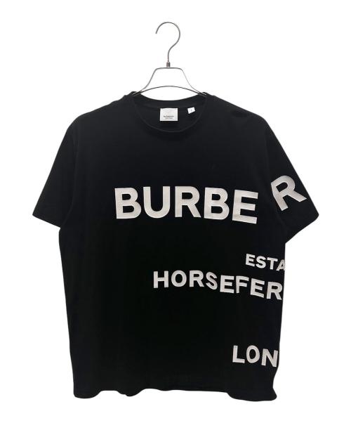 BURBERRY（バーバリー）BURBERRY (バーバリー) ホースフェリーTシャツ ブラック サイズ:Sの古着・服飾アイテム