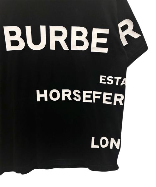 BURBERRY（バーバリー）BURBERRY (バーバリー) ホースフェリーTシャツ ブラック サイズ:Sの古着・服飾アイテム