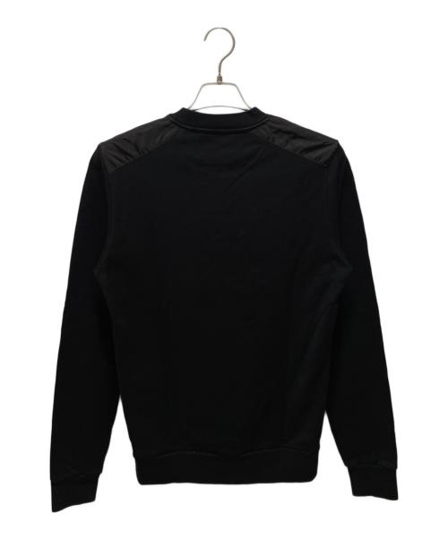 PRADA（プラダ）PRADA (プラダ) トライアングルロゴプリントクルーネックスウェット ブラック サイズ:XSの古着・服飾アイテム