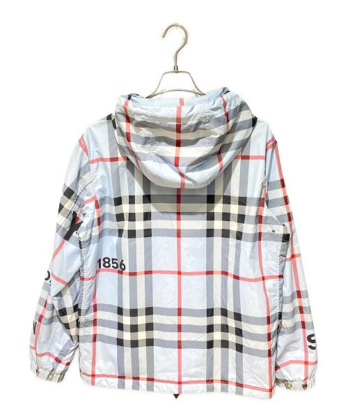 BURBERRY（バーバリー）BURBERRY (バーバリー) ノバチェックナイロンジャケット スカイブルー サイズ:Mの古着・服飾アイテム