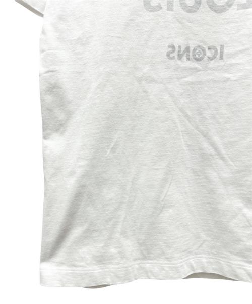 LOUIS VUITTON（ルイ ヴィトン）LOUIS VUITTON (ルイ ヴィトン) リバースロゴプリントTシャツ ホワイト サイズ:Mの古着・服飾アイテム