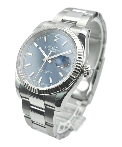 ROLEX（ロレックス）ROLEX (ロレックス) Datejust デイトジャスト Ref.116234 36.0mm 青文字盤 サイズ:36mm/17.5cmの古着・服飾アイテム