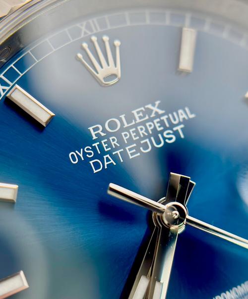 ROLEX（ロレックス）ROLEX (ロレックス) Datejust デイトジャスト Ref.116234 36.0mm 青文字盤 サイズ:36mm/17.5cmの古着・服飾アイテム