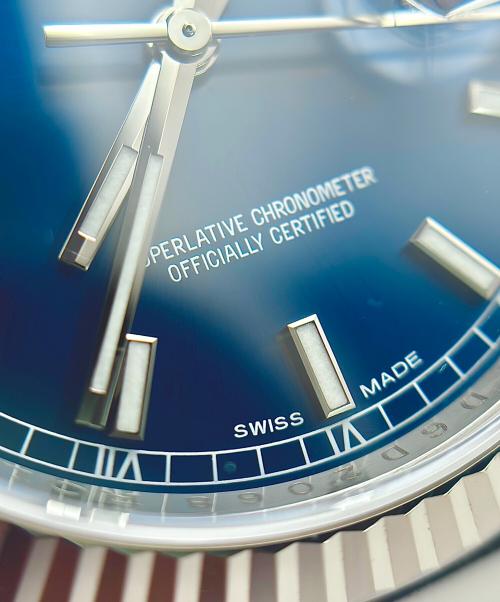 ROLEX（ロレックス）ROLEX (ロレックス) Datejust デイトジャスト Ref.116234 36.0mm 青文字盤 サイズ:36mm/17.5cmの古着・服飾アイテム