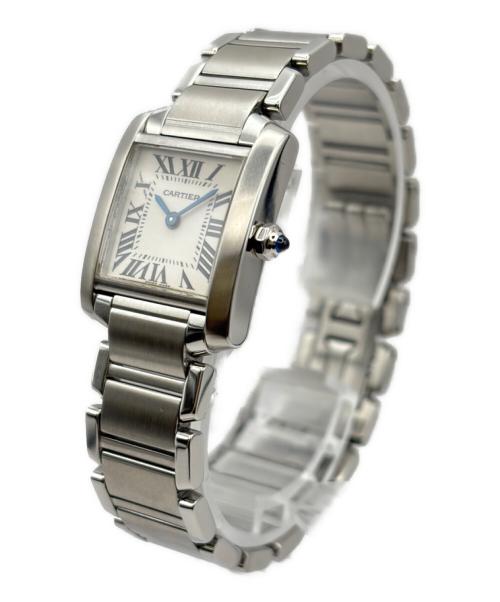 Cartier（カルティエ）Cartier (カルティエ) Tank Francaise SM タンクフランセーズ SM Ref.W51008Q3 アイボリー文字盤 サイズ:SM/スモール/16.0cm/20.0mm×25.0mmの古着・服飾アイテム