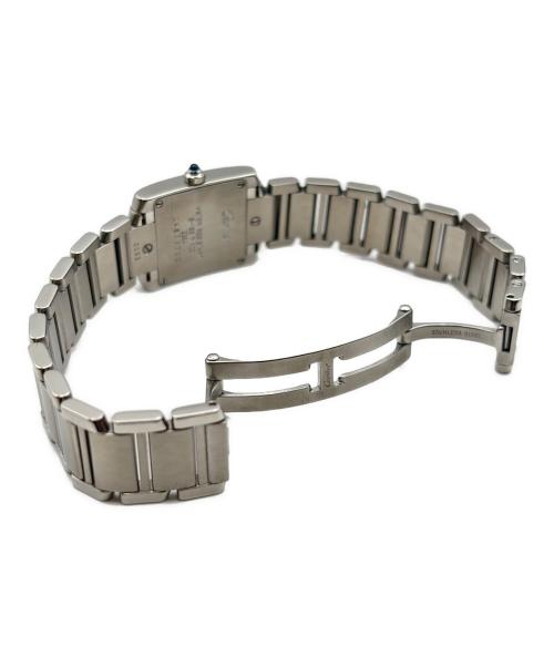 Cartier（カルティエ）Cartier (カルティエ) Tank Francaise SM タンクフランセーズ SM Ref.W51008Q3 アイボリー文字盤 サイズ:SM/スモール/16.0cm/20.0mm×25.0mmの古着・服飾アイテム