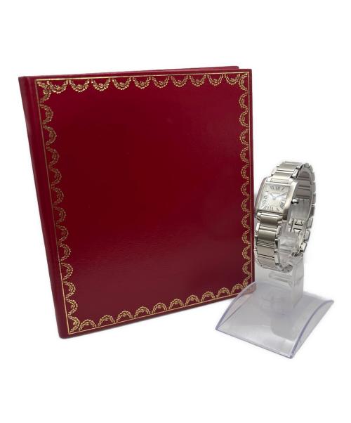 Cartier（カルティエ）Cartier (カルティエ) Tank Francaise SM タンクフランセーズ SM Ref.W51008Q3 アイボリー文字盤 サイズ:SM/スモール/16.0cm/20.0mm×25.0mmの古着・服飾アイテム