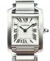 Cartier（カルティエ）の古着「Tank Francaise SM タンクフランセーズ SM Ref.W51008Q3」｜アイボリー文字盤
