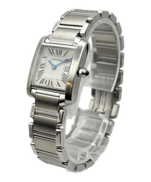 Cartier（カルティエ）Cartier (カルティエ) Tank Francaise SM タンクフランセーズ SM Ref.W51008Q3 サイズ:SM/スモール/16.5cm/20.0mm×25.0mmの古着・服飾アイテム