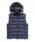 MONCLER（モンクレール）の古着「MONTREUIL/ダウンベスト」｜ネイビー
