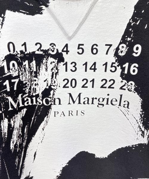 Maison Margiela（メゾンマルジェラ）Maison Margiela (メゾンマルジェラ) カレンダープリントスウェット ブラック サイズ:Sの古着・服飾アイテム