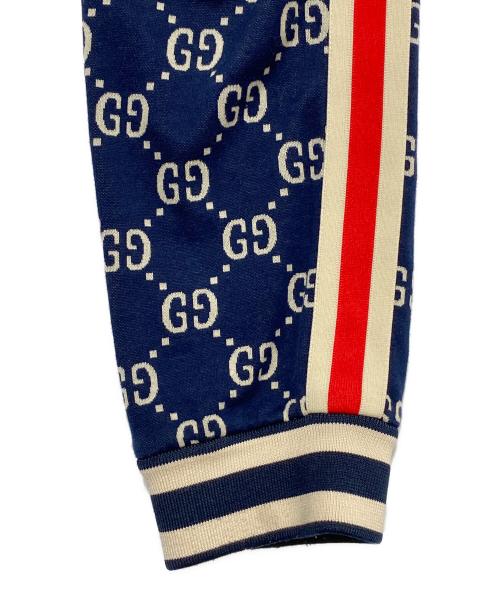 GUCCI（グッチ）GUCCI (グッチ) GGジャガードトラックパンツ ネイビー サイズ:XSの古着・服飾アイテム