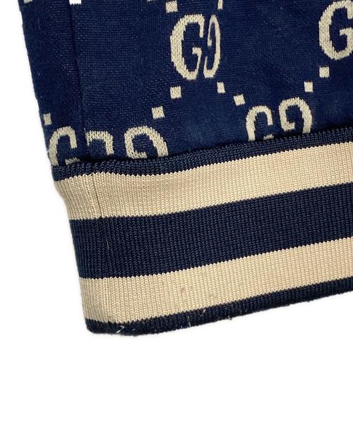 GUCCI（グッチ）GUCCI (グッチ) GGジャガードトラックパンツ ネイビー サイズ:XSの古着・服飾アイテム