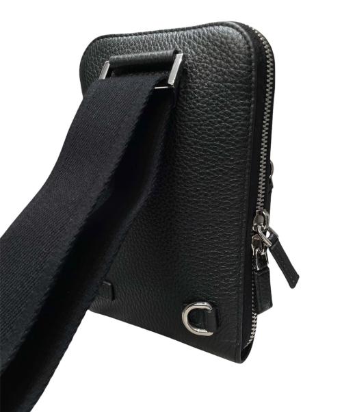 PRADA（プラダ）PRADA (プラダ) レザー スマートフォンケース ブラック サイズ:-の古着・服飾アイテム