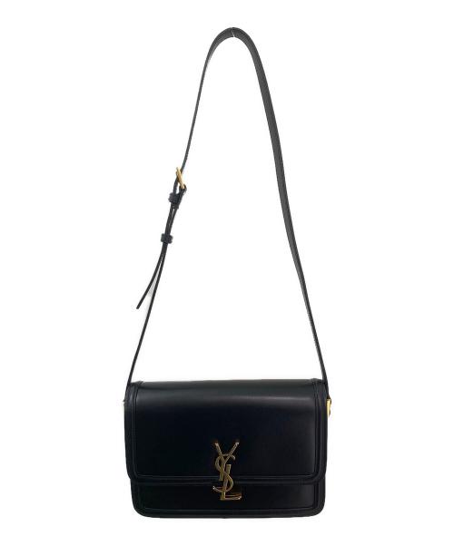 Saint Laurent Paris（サンローランパリ）Saint Laurent Paris (サンローランパリ) ソルフェリーノ ショルダーバッグ ブラック サイズ:ミディアム/mediumの古着・服飾アイテム