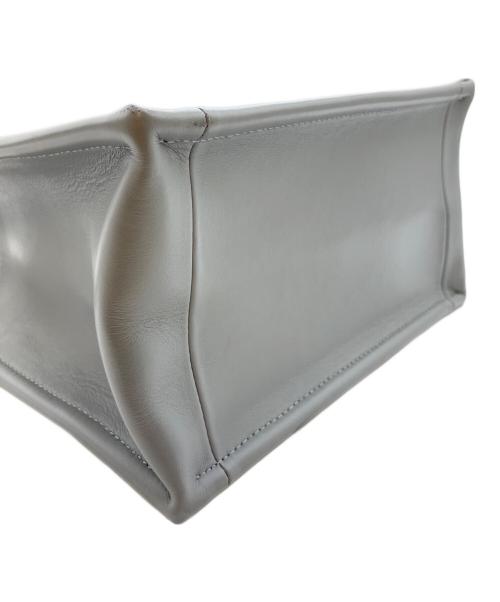 Christian Dior（クリスチャン ディオール）Christian Dior (クリスチャン ディオール) ブックトートバッグスモール グレー×ホワイト サイズ:スモールの古着・服飾アイテム