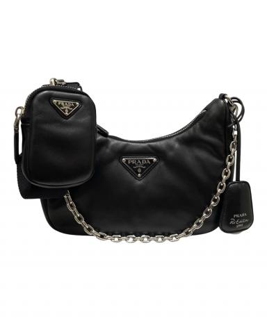 PRADA バッグ 廃盤モデル 極美品 PRADA Logo Handbag Hobobag Brown Vintage c7p34v – VintageShop solo