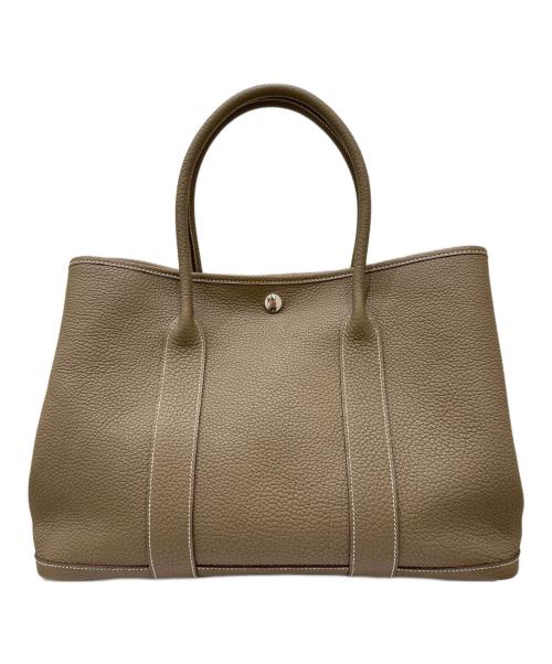 HERMES（エルメス）HERMES (エルメス) ガーデンパーティPM/エトゥープ/ネゴンダ/T刻印:2015年 エトゥープ サイズ:PMの古着・服飾アイテム