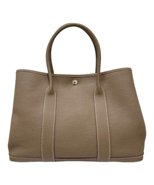 HERMES（エルメス）HERMES (エルメス) ガーデンパーティ PM T刻印:2015年 エトゥープ サイズ:PMの古着・服飾アイテム