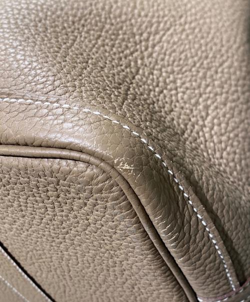 HERMES（エルメス）HERMES (エルメス) ガーデンパーティPM/エトゥープ/ネゴンダ/T刻印:2015年 エトゥープ サイズ:PMの古着・服飾アイテム