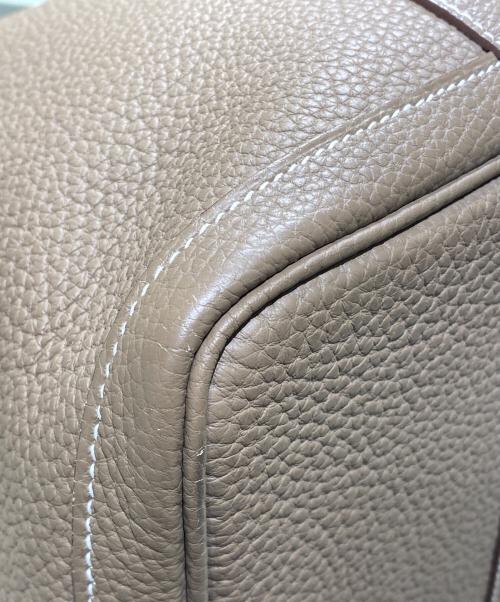 HERMES（エルメス）HERMES (エルメス) ガーデンパーティPM/エトゥープ/ネゴンダ/T刻印:2015年 エトゥープ サイズ:PMの古着・服飾アイテム
