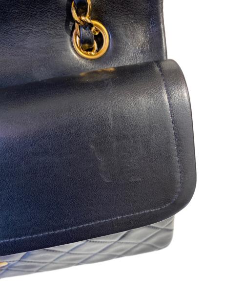 CHANEL（シャネル）CHANEL (シャネル) マトラッセ25 Wフラップチェーンショルダーバッグ ブラック サイズ:25の古着・服飾アイテム