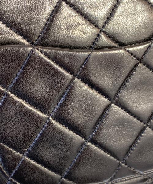 CHANEL（シャネル）CHANEL (シャネル) マトラッセ25 Wフラップチェーンショルダーバッグ ブラック サイズ:25の古着・服飾アイテム