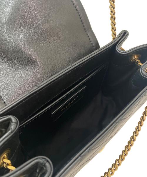 Saint Laurent Paris（サンローランパリ）Saint Laurent Paris (サンローランパリ) YSLキルティングチェーンショルダーバッグ ブラックの古着・服飾アイテム