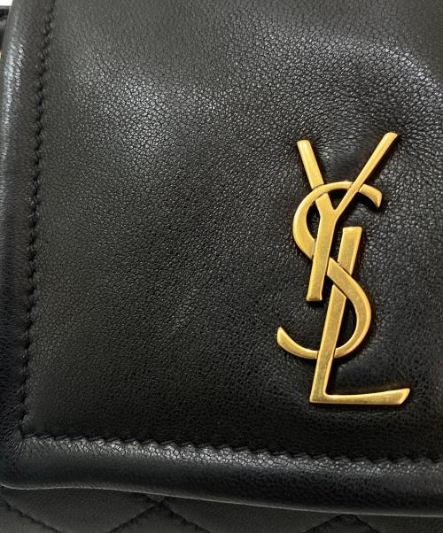 Saint Laurent Paris（サンローランパリ）Saint Laurent Paris (サンローランパリ) YSLキルティングチェーンショルダーバッグ ブラックの古着・服飾アイテム