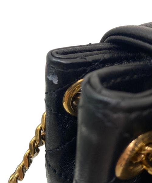 Saint Laurent Paris（サンローランパリ）Saint Laurent Paris (サンローランパリ) YSLキルティングチェーンショルダーバッグ ブラックの古着・服飾アイテム