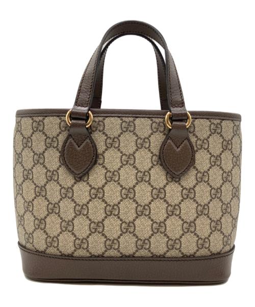 GUCCI（グッチ）GUCCI (グッチ) オフィディア スモール トートバッグ/GGスプリーム ベージュ サイズ:ミニの古着・服飾アイテム