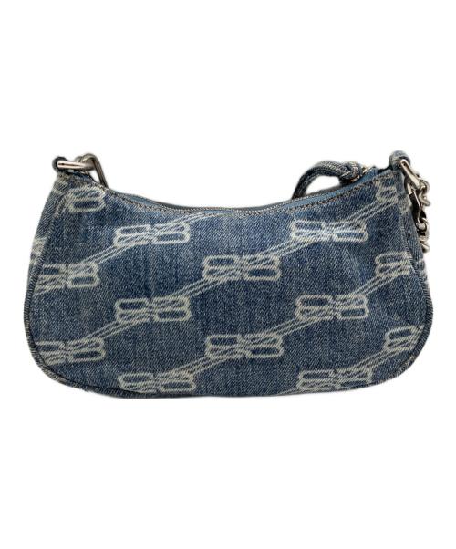 BALENCIAGA（バレンシアガ）BALENCIAGA (バレンシアガ) LE CAGOLE ミニ デニムショルダーバッグ インディゴ サイズ:ミニ/mininの古着・服飾アイテム