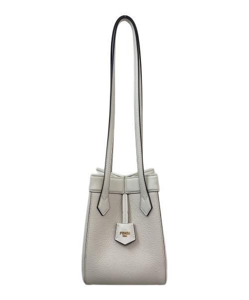FENDI（フェンディ）FENDI (フェンディ) オリガミスモールショルダーバッグ オフホワイトの古着・服飾アイテム
