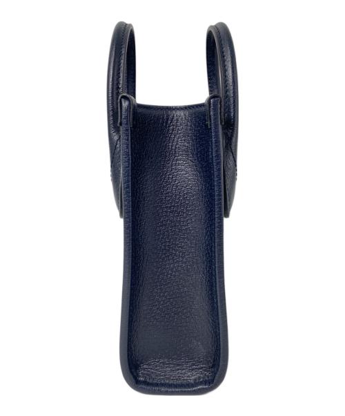 GUCCI（グッチ）GUCCI (グッチ) 2WAYショルダーバッグ ネイビー×ベージュの古着・服飾アイテム